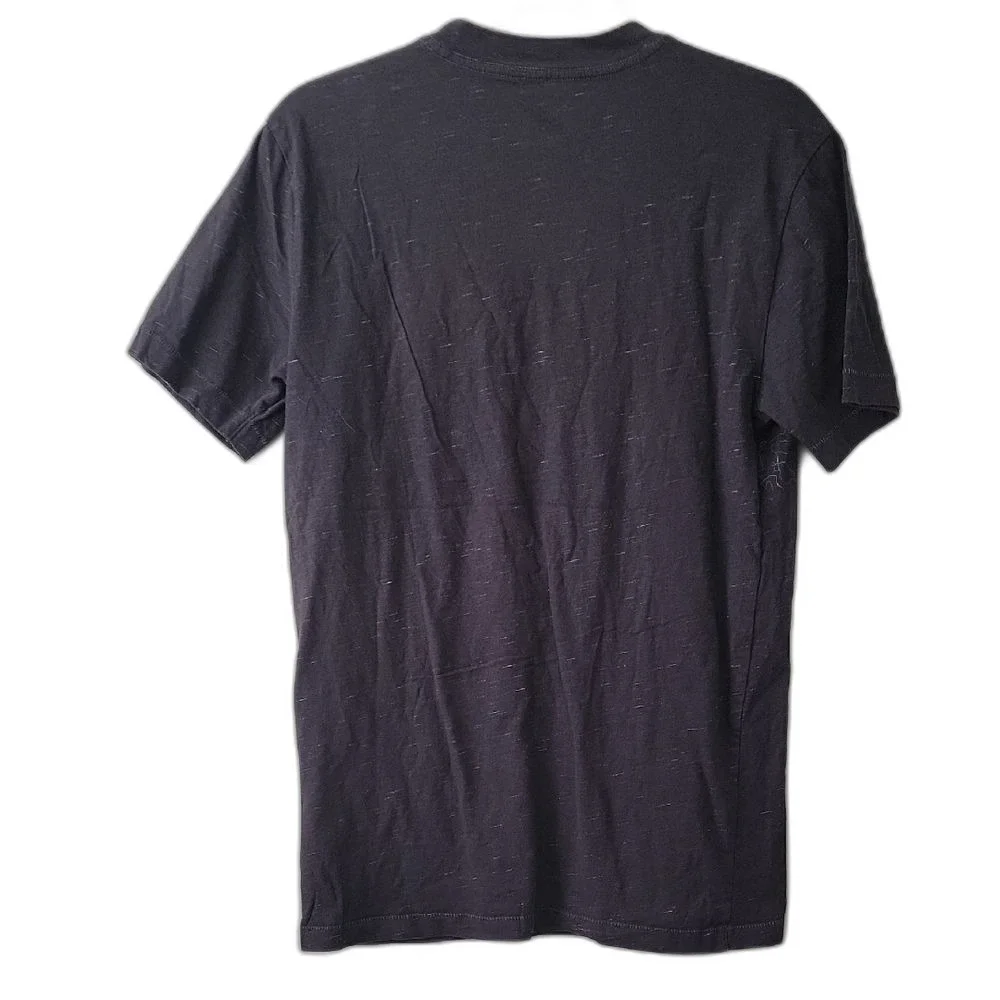 The North Face Charcoal Topographic Short Sleeve Tee Black Size S Gorpcore